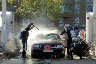 Quand McLaren F1 tient la station de lavage