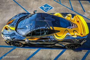 McLaren P1 Tattoo Edition par Sticker City