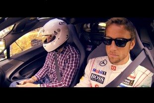 Button a piloté la McLaren P1 à Goodwood