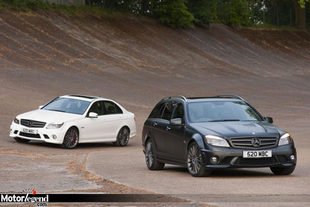 La Mercedes C63 AMG fait de la gonflette