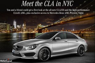 Mercedes CLA AMG : direction New-York