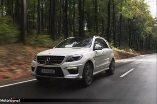 Mercedes-Benz ML 63 AMG, première vidéo