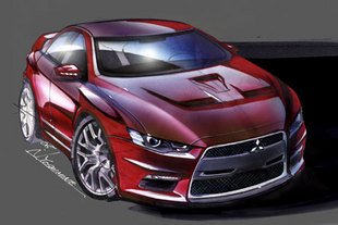 Lancer Evo X : un concept-car à Detroit