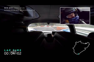 NIO EP9 : le record du Nürburgring en vidéo