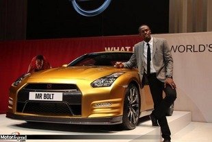 La Nissan GT-R Usain Bolt aux enchères