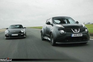 Nissan Juke R contre Porsche 911 GT2 RS