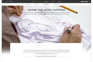 Nouveau site web pour McLaren Automotive