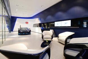 Un nouveau concept de showroom pour Bugatti 