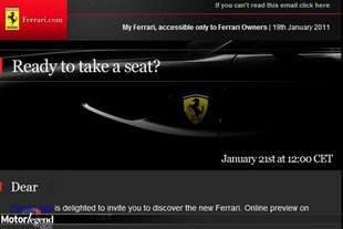 La nouvelle Ferrari lancée demain
