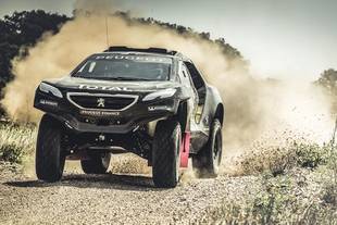 Despres et Peter testent le Peugeot 2008 DKR