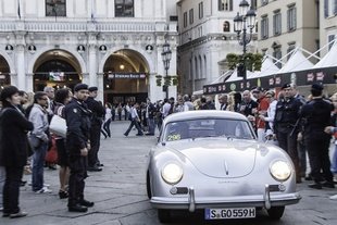 Stuck sur une Porsche aux Mille Miglia