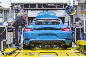 Production lancée pour la Porsche 718 Cayman