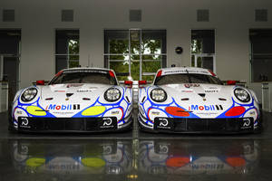 Deux Porsche aux couleurs historiques à Petit Le Mans
