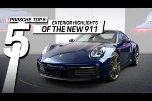 Porsche Top 5 : le design de la nouvelle 911 à la loupe