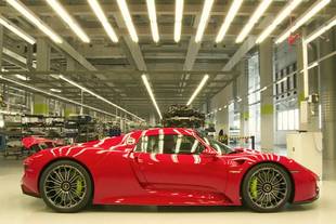 Vidéo : l'assemblage de la Porsche 918 Spyder