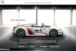 Porsche 918 Spyder : la brochure 