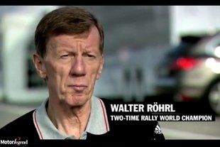 Walter Röhrl au volant de la Porsche 918
