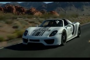 La Porsche 918 Spyder en tests au Nevada