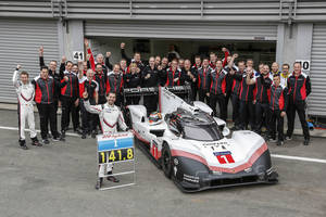 Une Porsche 919 Hybrid Evo s'adjuge le record de Spa-Francorchamps