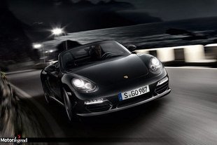 Le Porsche Boxster également en noir