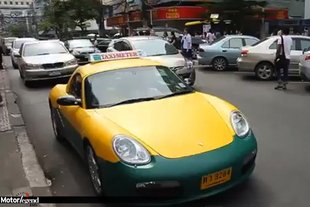 La Porsche Boxster se transforme en taxi 