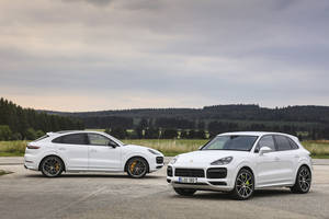 Nouveaux Porsche Cayenne Turbo S E-Hybrid et Coupé