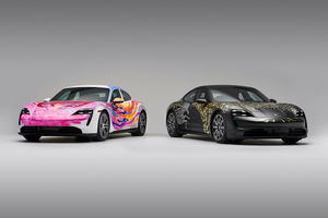 Art Cars : deux artistes canadiens s'emparent du Porsche Taycan