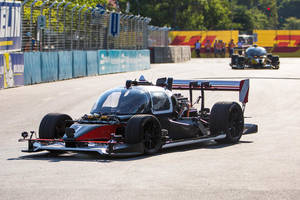 Roborace : la démonstration se termine par un crash