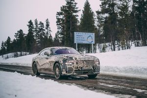 La Rolls-Royce Spectre en essais près du cercle polaire arctique