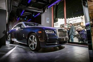 La Rolls Wraith s'expose chez Harrods