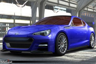 Los Angeles : Concept Subaru BRZ STI