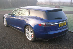 Une Tesla Model S Shooting Brake au London Motor Show