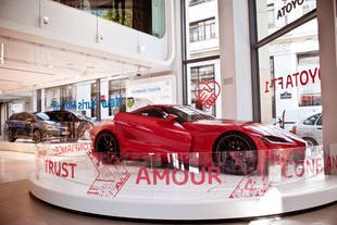 Le concept Toyota FT-1 à Paris