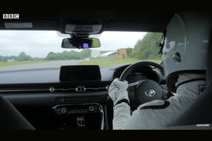 The Stig teste la Toyota Supra pour Top Gear