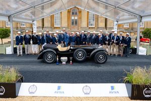 Une Bugatti Type 57S s'illustre au concours d'élégance de Salon Privé