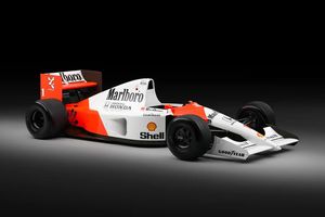 Une McLaren MP4/6 pilotée à la victoire par Ayrton Senna bientôt mise en vente