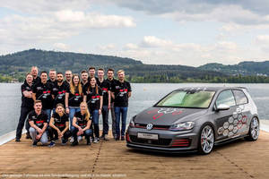 400 ch pour la Golf GTI Heartbeat des apprentis de VW