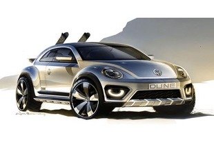 Concept VW Beetle Dune en approche