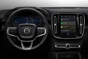 Un nouveau système multimédia pour le Volvo XC40 électrique 