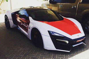 Une Lykan Hypersport pour la Police