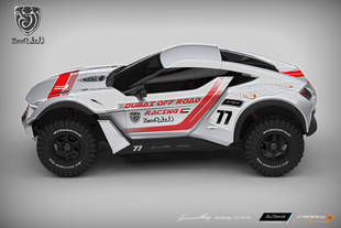 Le Zarooq Sand Racer présenté à Abu Dhabi