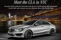 Mercedes CLA AMG à New-York