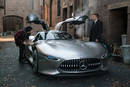 Ben Affleck et la Mercedes-AMG Vision GT sur le tournage de Justice League