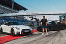 Mauro Calo et la Nissan GT-R équipée pour filmer la Nissan GT-R Nismo