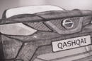 Un Nissan Qashqai grandeur nature réalisé avec des stylos 3D