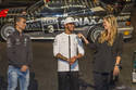 Pascal Wehrlein et Lewis Hamilton au Mercedes-Benz Museum