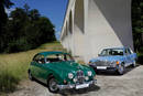 Jaguar MkII 3.8 1963 et Mercedes-Benz 450 SEL 6.9 1977 - Crédit : Osenat