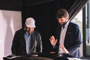 Luca Borgogno (à droite), responsable du design d'Automobili Pininfarina