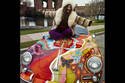 Janis Joplin et sa Porsche 356C Cabriolet - Crédit photo : RM Sotheby's