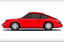 53 ans de Porsche 911 - Crédit illustration : Donut Media